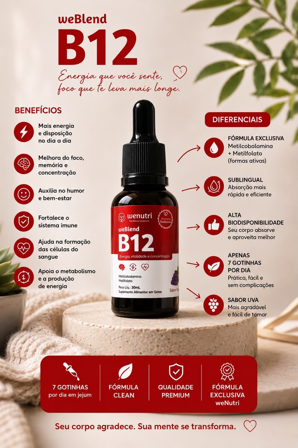weBlend B12 Gotas
